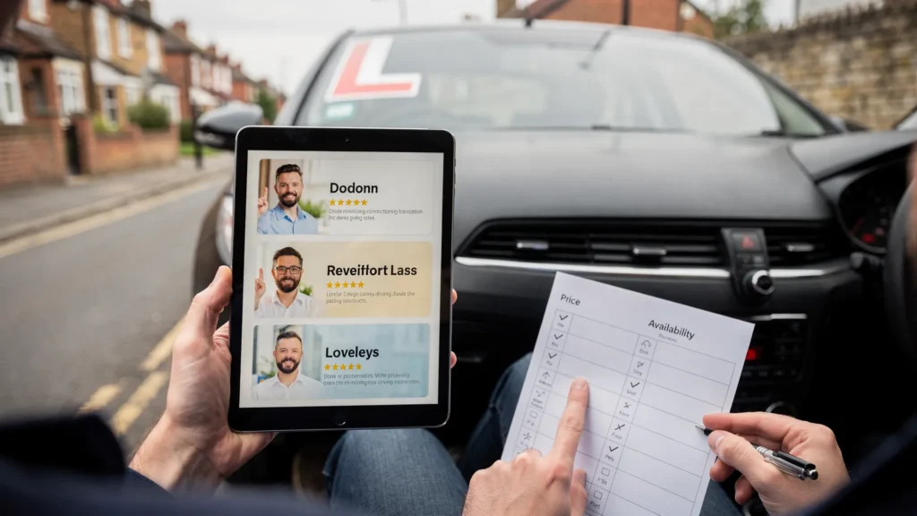 How to Compare Local Driving Instructors Near You - Main Image